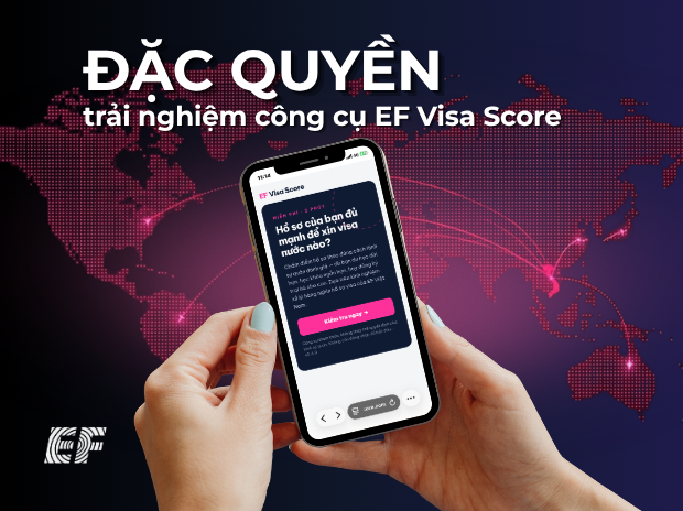 EF Visa Score campaign banner